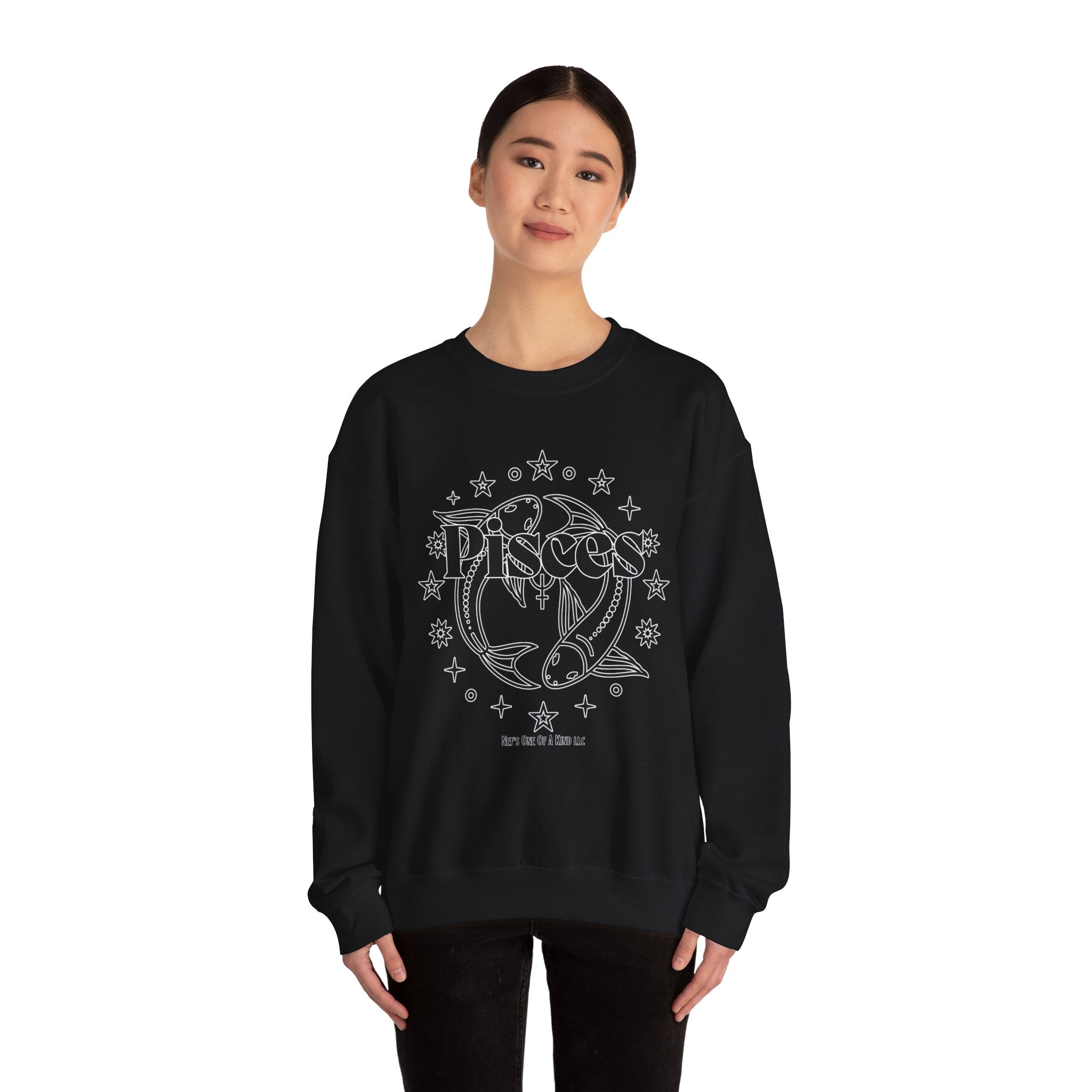 Pisces Unisex Casual Crewneck Sweatshirt